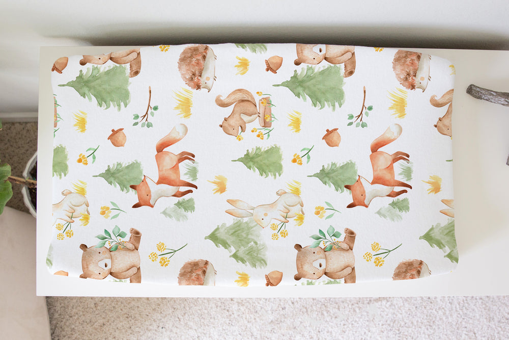 Changing Pad Cover - Forest Friends