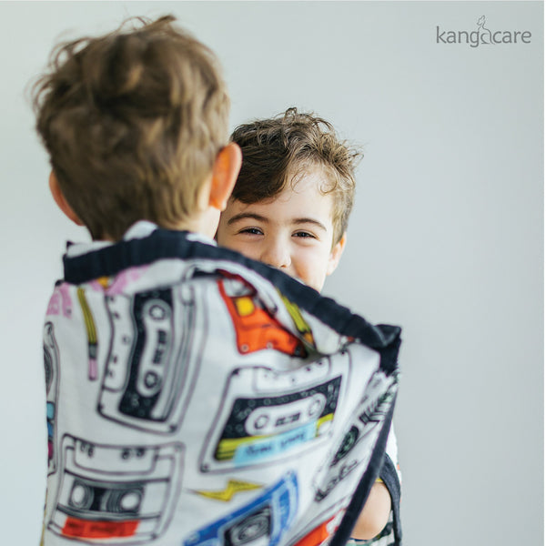 Kanga Care Bamboo Muslin Blanket - Baby: Mixtape (reversible)