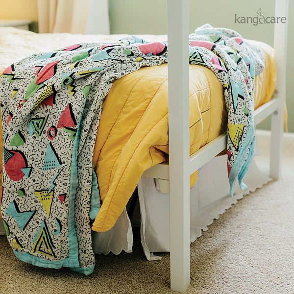 Kanga Care Bamboo Muslin Blanket - Forever: Radical (reversible)