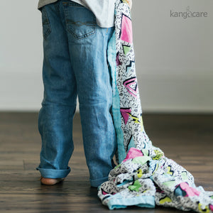 Kanga Care Bamboo Muslin Blanket - Baby: Radical (reversible)