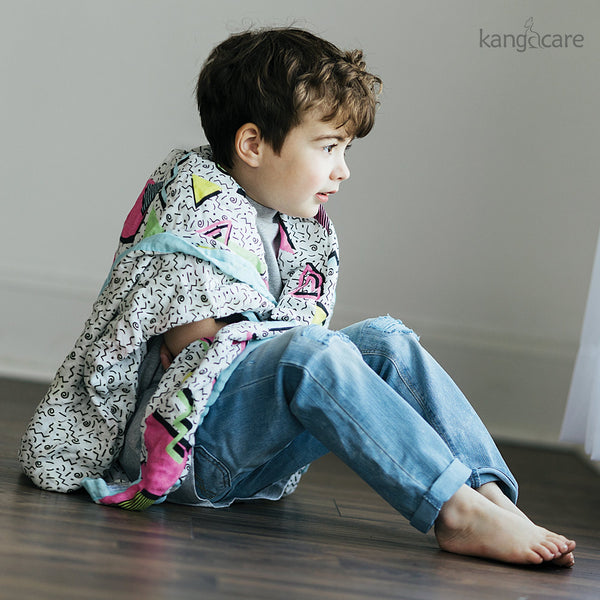 Kanga Care Bamboo Muslin Blanket - Baby: Radical (reversible)