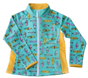 Jo-Jo Full Zip Rash Guard - Surf