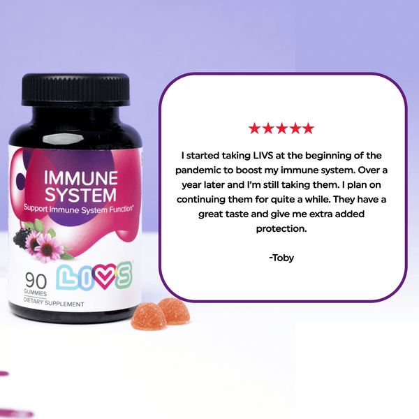 Raspberry baby immune system booster, angle 8 view showcasing vibrant color and packaging.