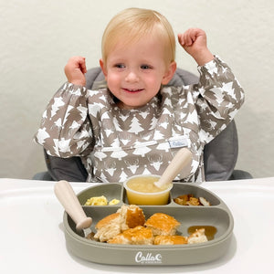 The Grayson Long Sleeve Bib - Limited Edition Antlers + Pines