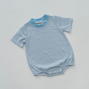 Knit Stripe Short Sleeve T-Shirt Bubble - PASTEL Colors