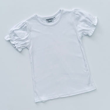 Girl Short Sleeve - White