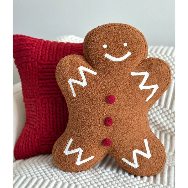 Mr. Gingerbread Pillow