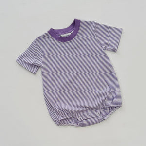 Knit Stripe Short Sleeve T-Shirt Bubble - PASTEL Colors
