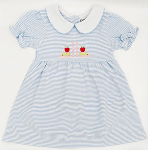 Knit Stripe Peter Pan Collar Dress