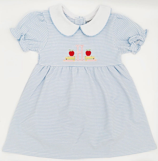 Knit Stripe Peter Pan Collar Dress