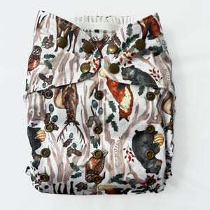 Cloth Diaper Cover - Woodland Whimsy