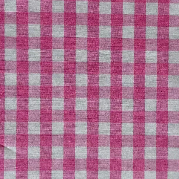 Gingham Fabric Square