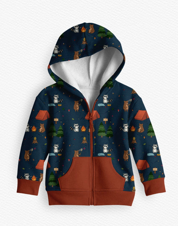 Campfire Besties full zip hoodie