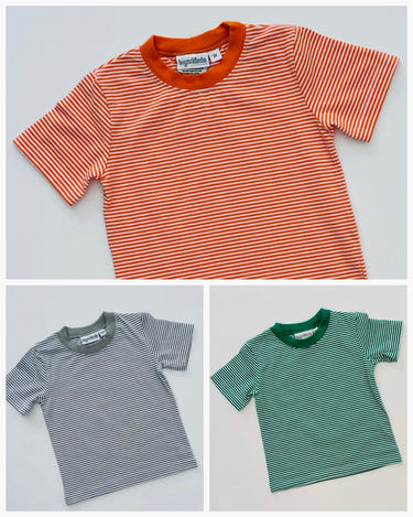 Knit Stripe Short Sleeve Shirt