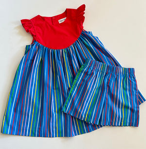 EMMY DRESS--School Stripes