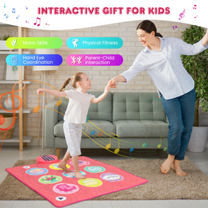 Fun Dance Mat for Kids Dance Pad Game Toy - Sturdy Build