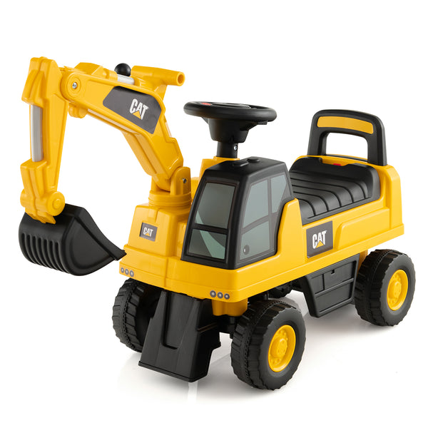 Licensed Caterpillar Kids Ride-On Digger - Educational
