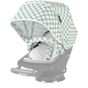 G5 Stroller Canopy in Checkered Surf Spray