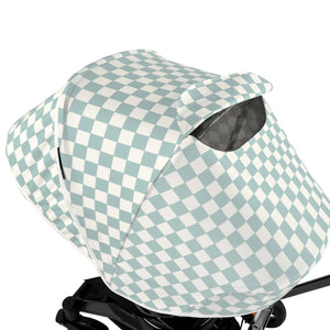 G5 Stroller Canopy in Checkered Surf Spray