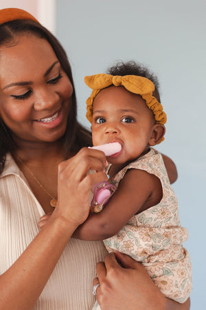Finger Toothbrushes // Pinks