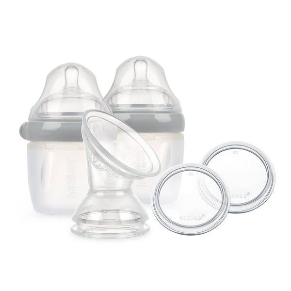 Haakaa Gen 3 Silicone Breast Pump and Bottle Pack 160 ml/6 oz
