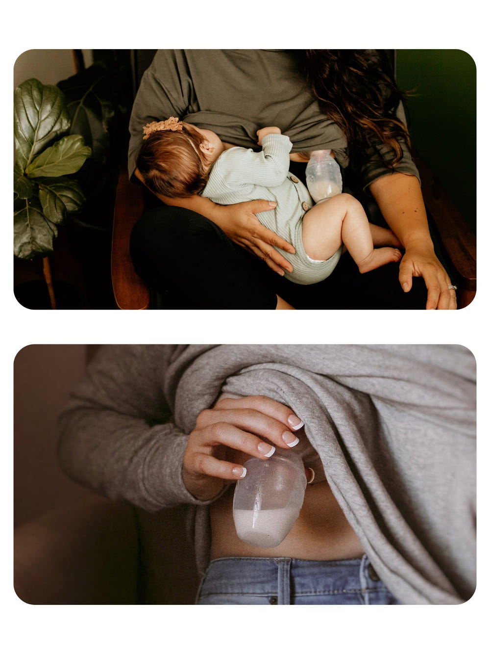Haakaa Generation 2 Silicone Breast Pump with Suction Base, 4 oz, manual breast pump for easy milk collection.