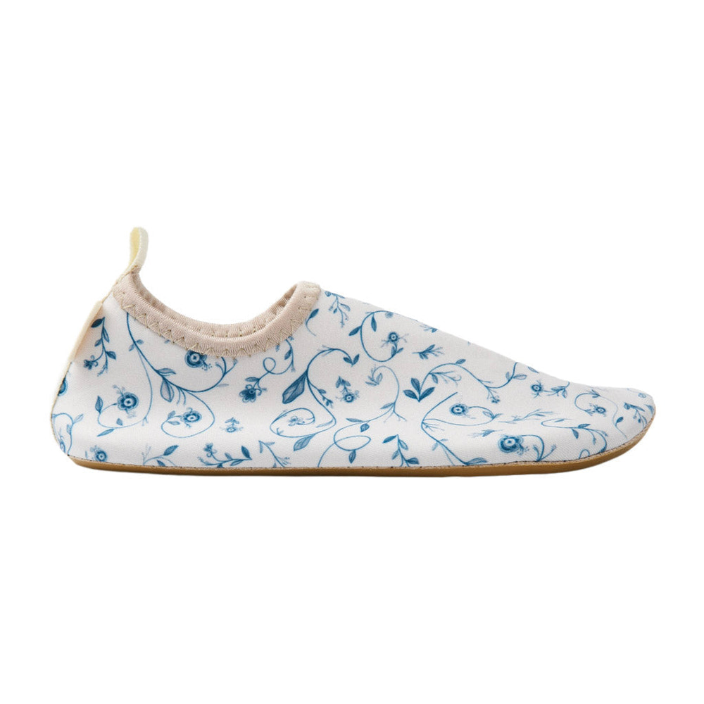 Scandi Floral baby swim shoes for stylish water fun, perfect for little ones at the beach or pool.