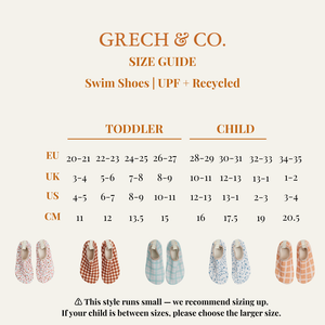 Swim Shoes - Sienna Gingham