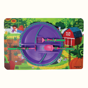 "Fan Bundle: Colorful baby and toddler tableware set for mealtime fun and convenience."