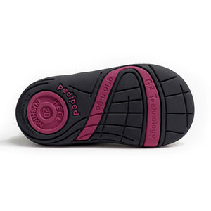 Kenadi Grip ‘n’ Go™ Navy Boots for babies, showcasing a stylish angle 5 view.