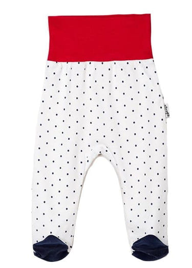 Girls Cherry Footed Pants - Cute and comfy baby pants for stylish little ones. Perfect for playtime and everyday wear.