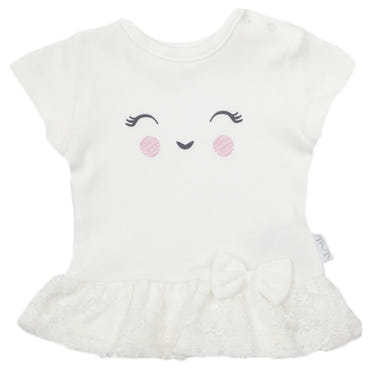 Summer Lace Shirt for babies, featuring delicate lace details and a stylish design. Perfect for warm weather outfits.