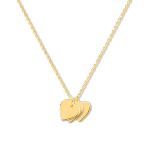 Mysha Personalized Eternal Initial Triple Heart Pendant
