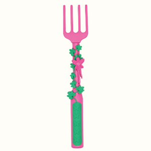 Set of 3 colorful baby utensils for toddlers, perfect for mealtime and developing self-feeding skills.