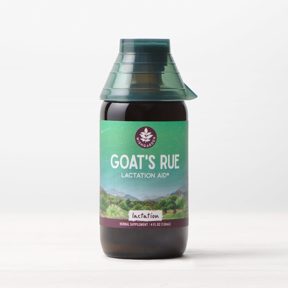 Goat's Rue Lactation Aid for postpartum support, promoting healthy milk production for breastfeeding mothers.