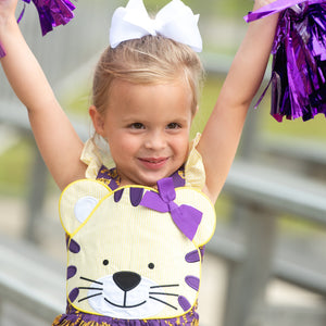 Gold & Purple Tiger Dress