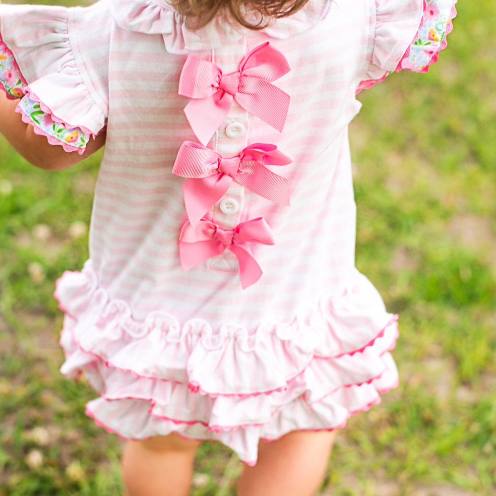 Floral Tee Time Bubble - MOOGCO Baby