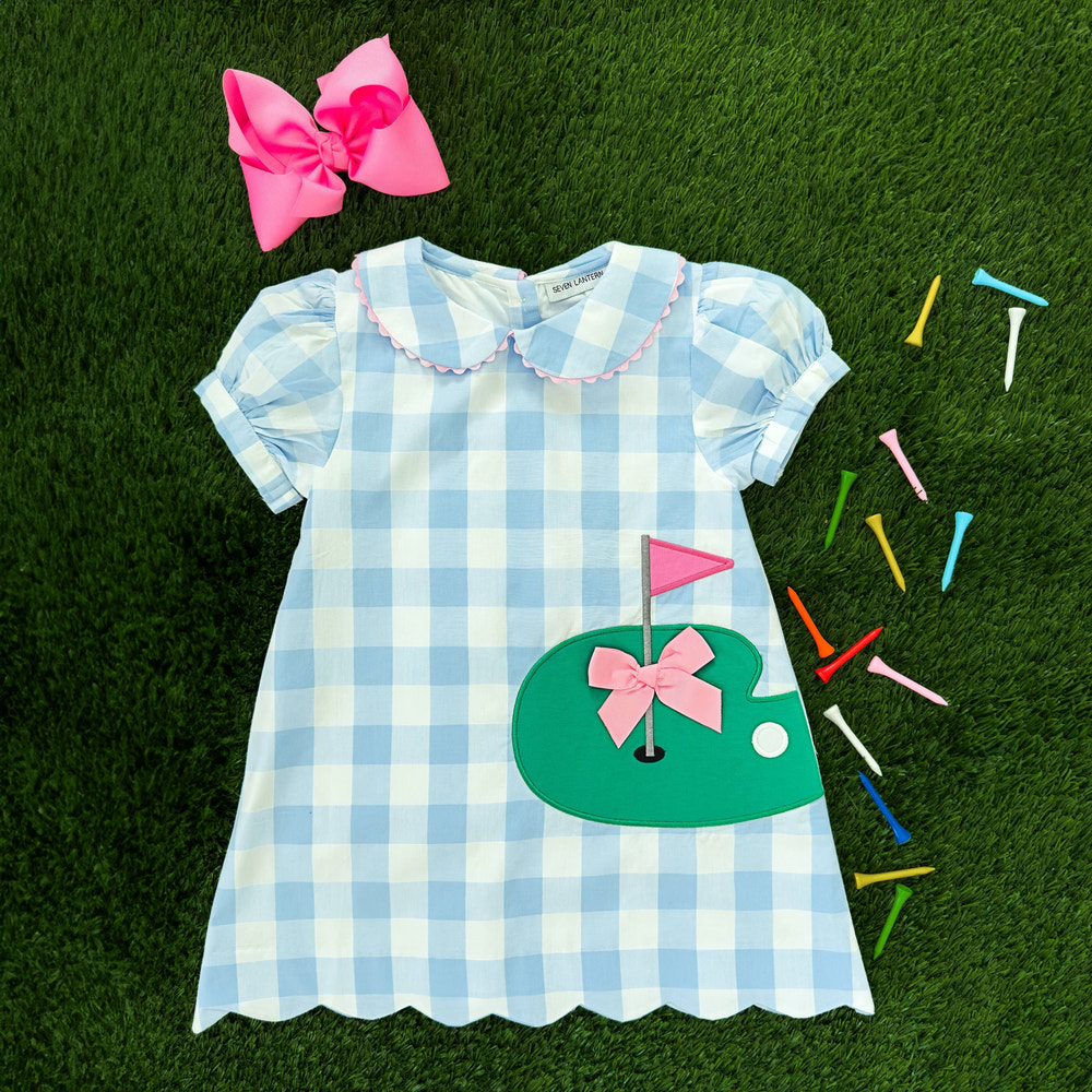Birdie Blue Golf Dress - MOOGCO Baby