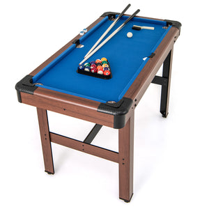 Pool Wooden Game Table with Full Set of Ballsfor Kids and Adults