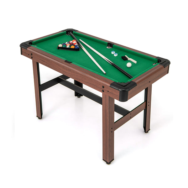 Pool Wooden Game Table with Full Set of Ballsfor Kids and Adults