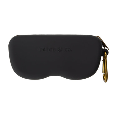 Soft silicone black Zip + Go Case for babies, perfect accessory for on-the-go convenience.
