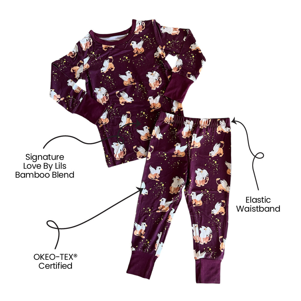 Griffin Bamboo 2-Piece Long Sleeve Set