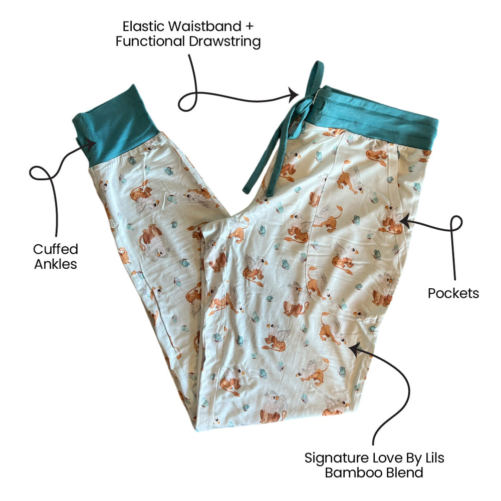 Griffin Butterflies Bamboo Women's Lounge Pants
