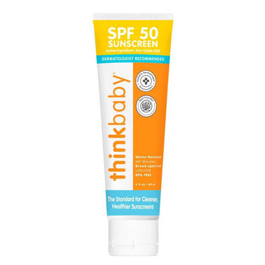 Thinksport Baby Sunscreen SPF 30 - 3 Fl Oz, 3-Pack for safe sun protection for infants.
