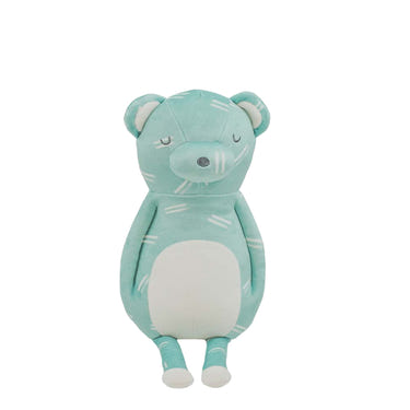 "Finn Bear Mini Printed Plush - adorable soft toy for babies, perfect for cuddling and playtime."