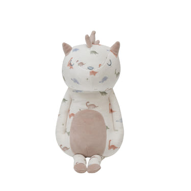 Darby Dino Mini Printed Plush toy in vibrant colors, perfect for cuddling and playtime for babies and toddlers.