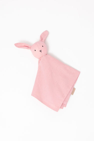 Galah Linen Lovey Bunny - Soft, cuddly baby lovey perfect for comfort and security.