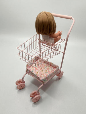 Toy Shopping Cart - Garden Blush