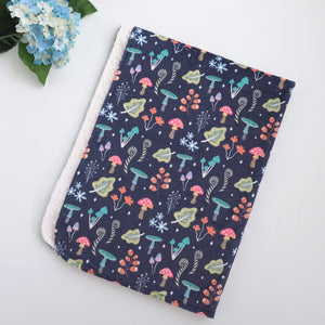 Minky Baby Blanket Magic Garden
