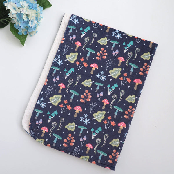 Minky Baby Blanket Magic Garden